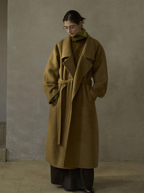 Echelon Notched Wool Coat
